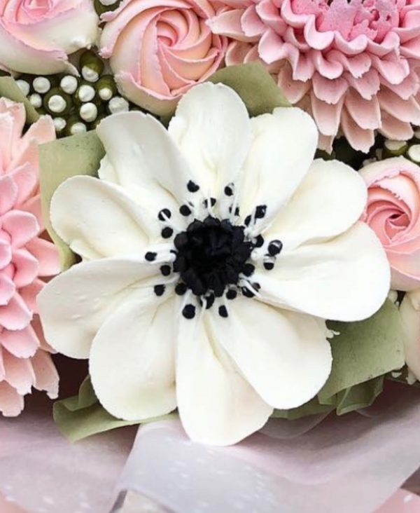 buttercream frosting Anemone, how to make buttercream frosting flowers