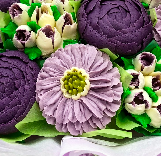 buttercream frosting Scabiosa, how to make buttercream frosting flowers