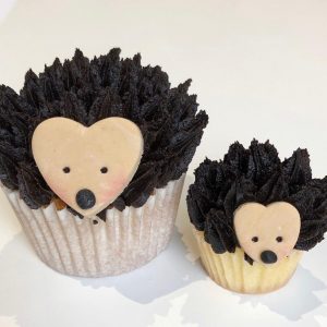 how to make hedgehog cupcakes
